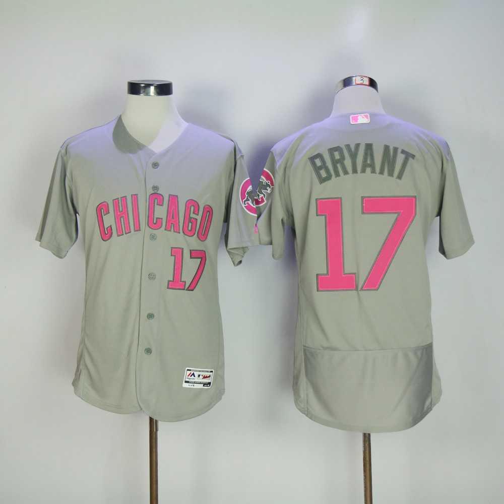 Cubs 17 Kris Bryant Gray Mother's Day Flexbase Jersey Sguo,We sell and wholesale Cubs 17 Kris Bryant Gray Mother's Day Flexbase Jersey Sguo on line form chian!